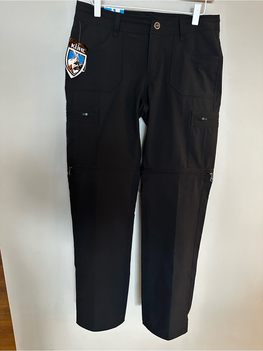 Kuhl Women's Black Straight-Leg Convertible Pants